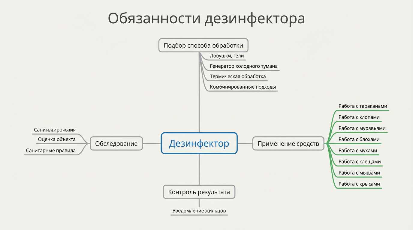 обязанности дезинфектора